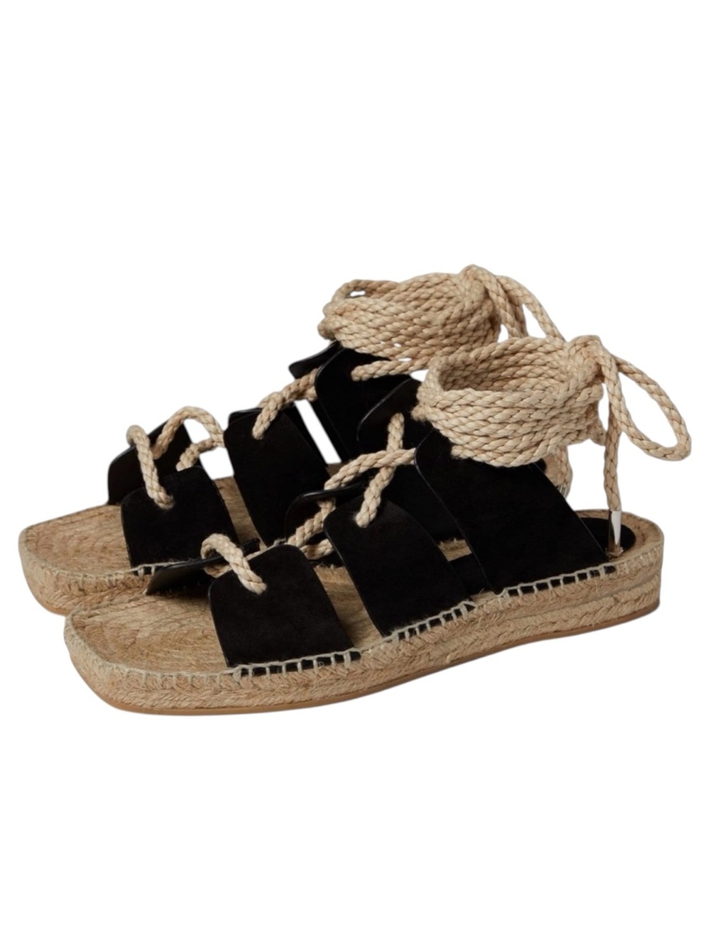 Freda Salvador Women's Lucy Espadrille Ankle Tie Sandals Size 9 with Box - Picture 7 of 7